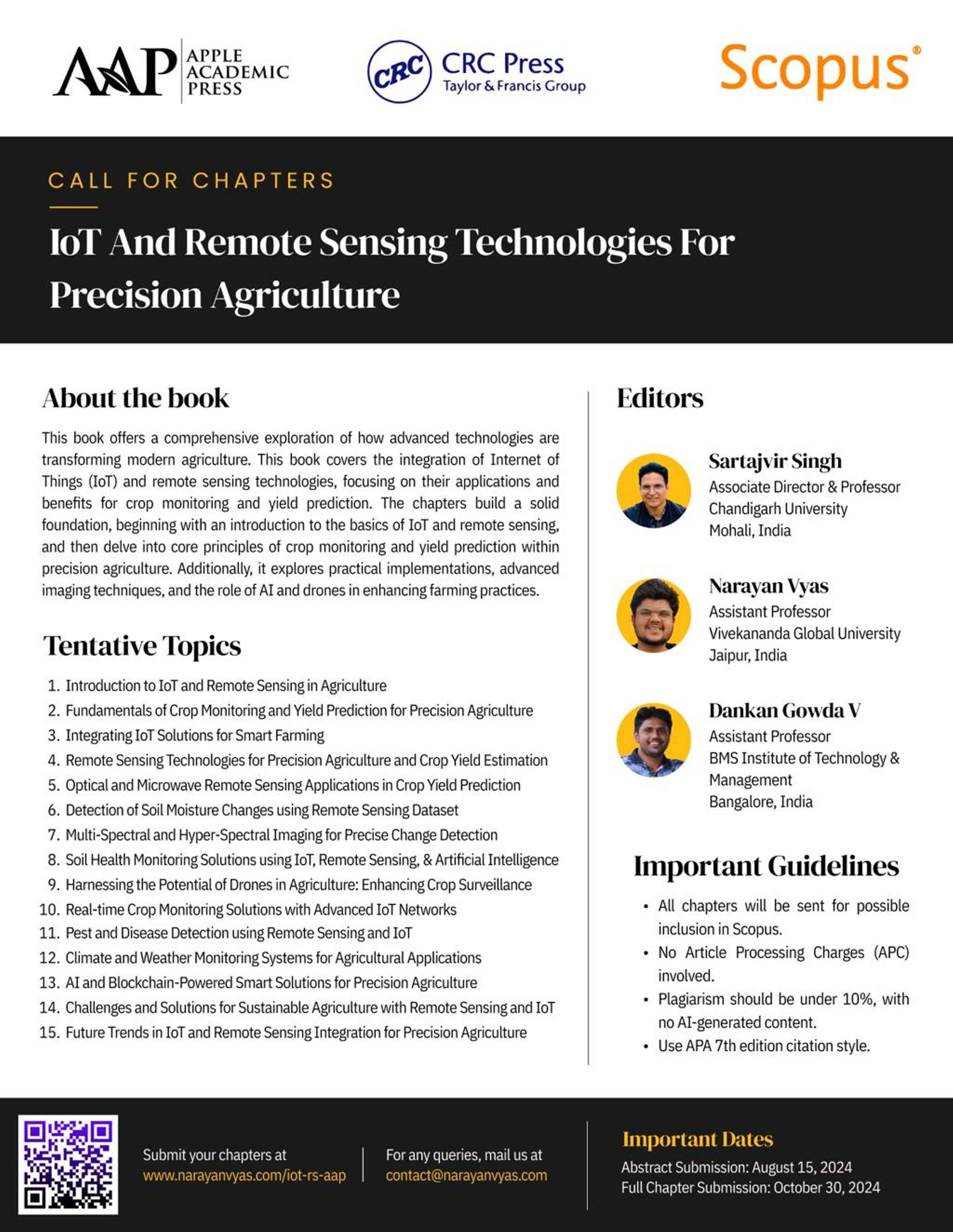 IoT and Remote Sensing Technologies for Precision Agriculture