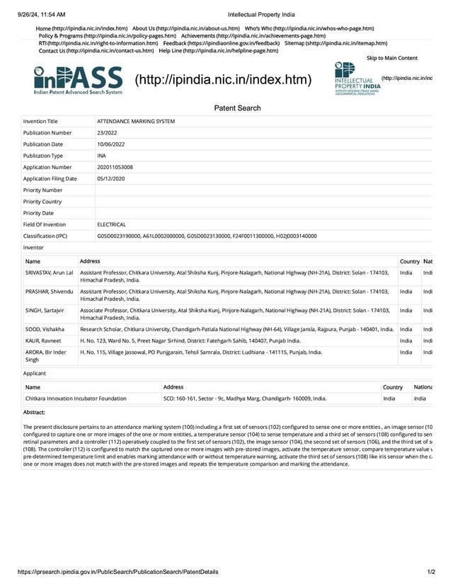 Attendance Marking System